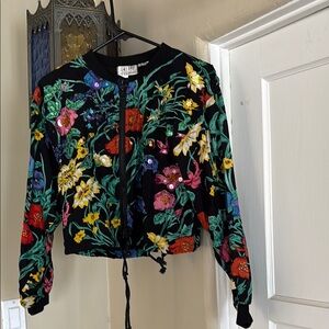 Floral Embroidered Jacket